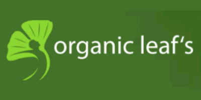 Logo organic leafs 