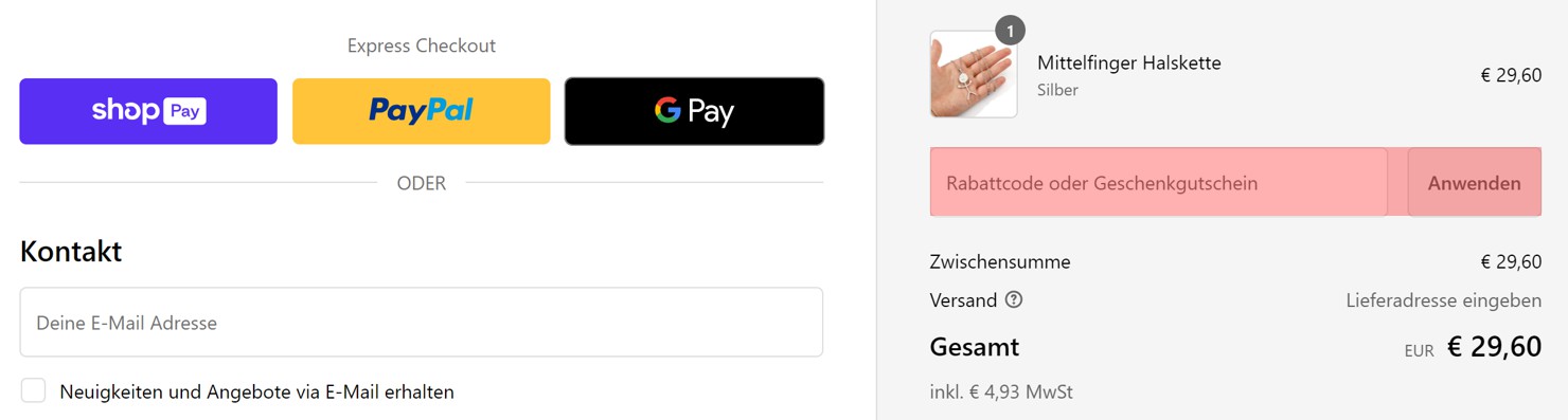 wie ist ein JewelUp Gutscheincode einzulösen