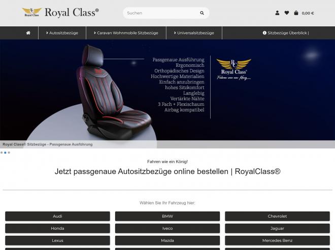 Royal Class Sitzbezüge - Gutschein